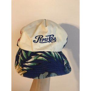 Vintage Pepsi Cola Snap Back Hat Cap 80’s USA Colorful